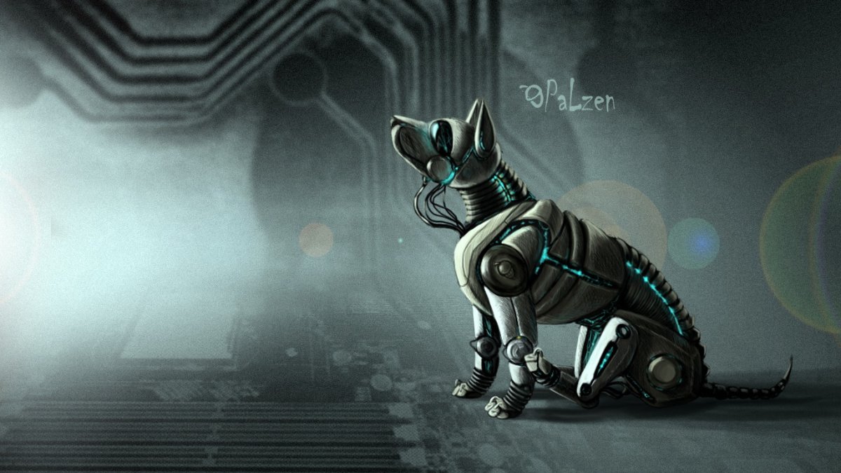 Аксель арт Робопес