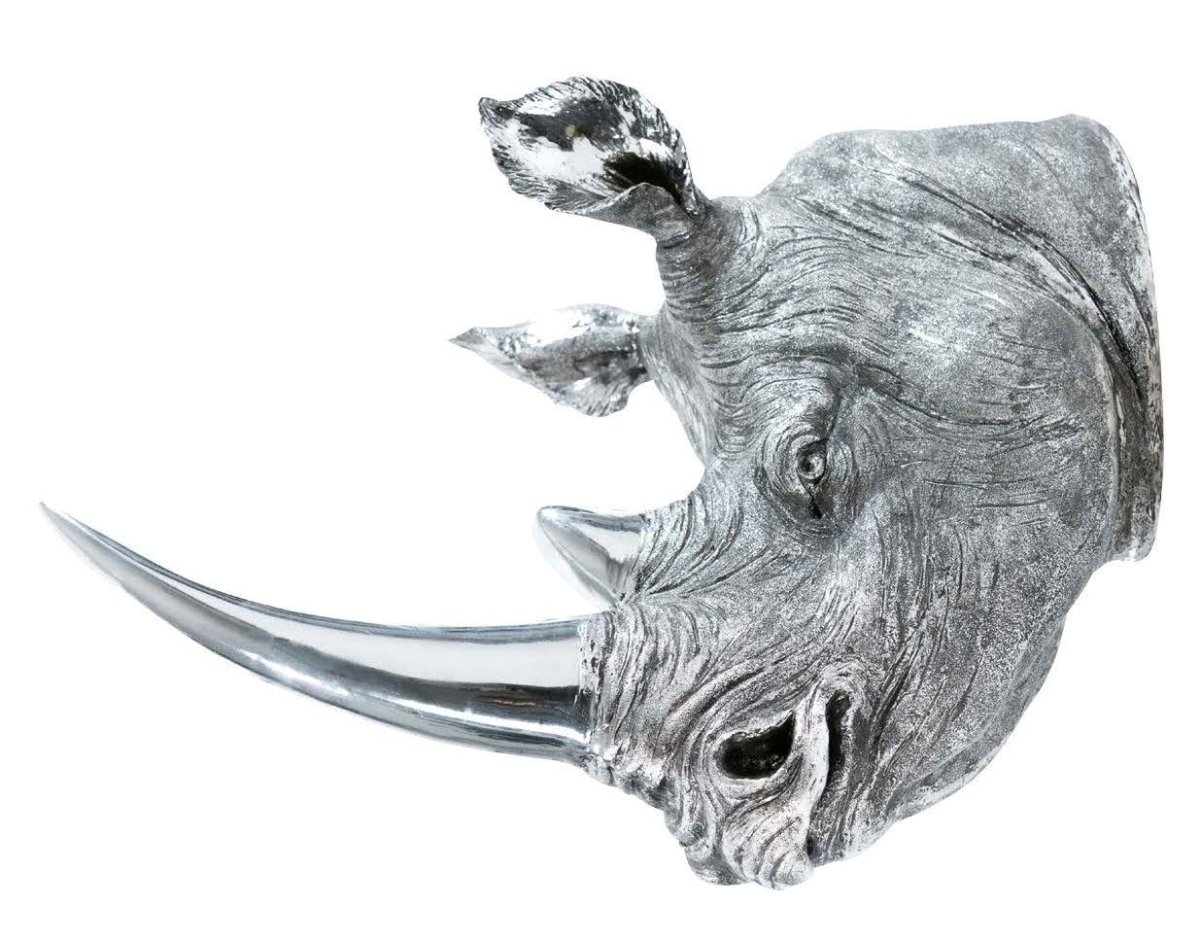 Паперкрафт голова носорога