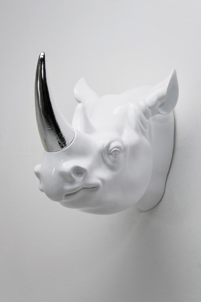 Силуэт головы носорога