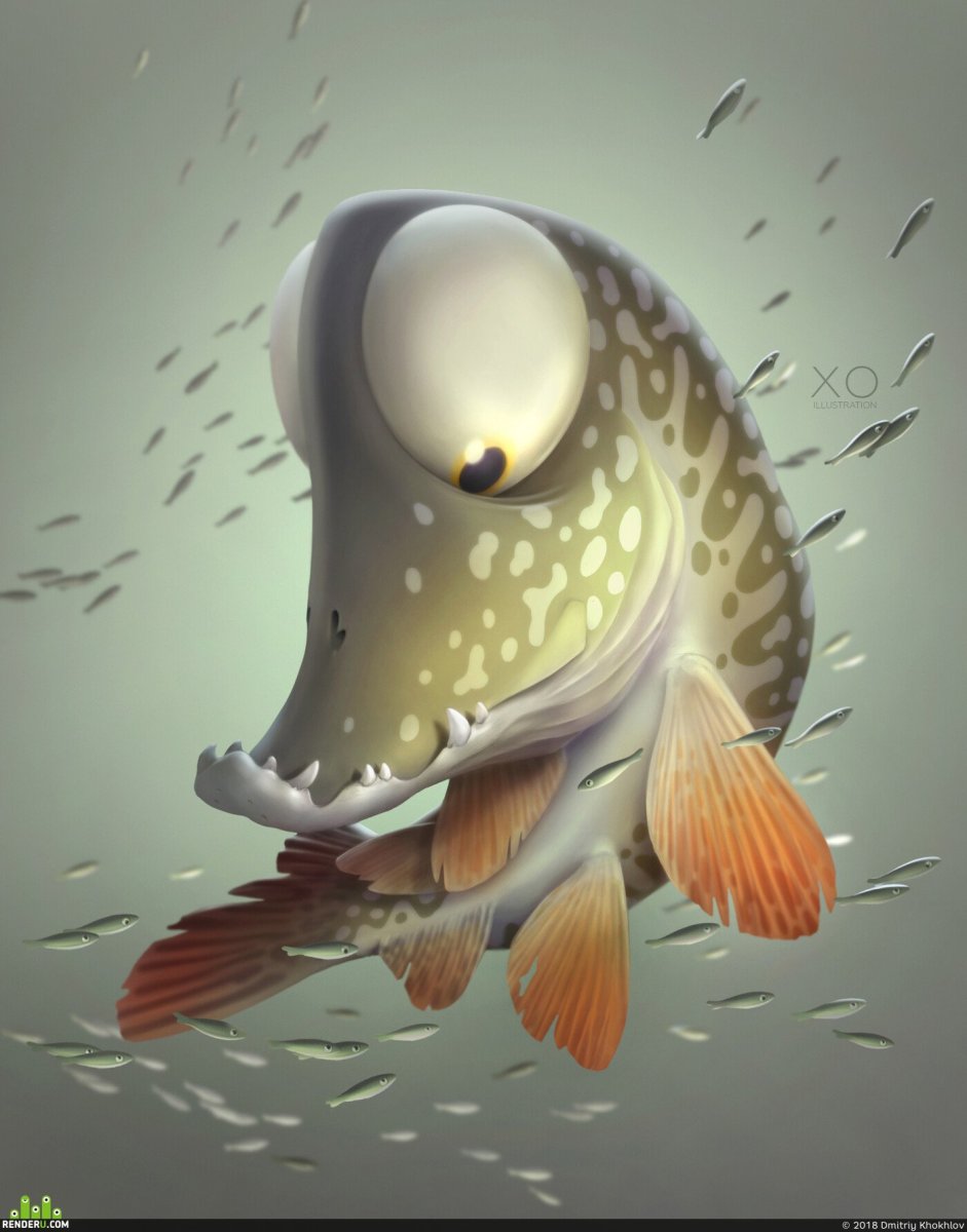 Подводная охота Волга щука