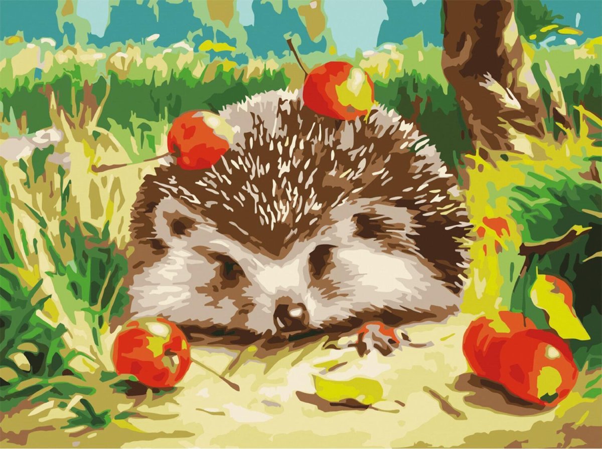 Риолис Ёжик алмазная мозаика