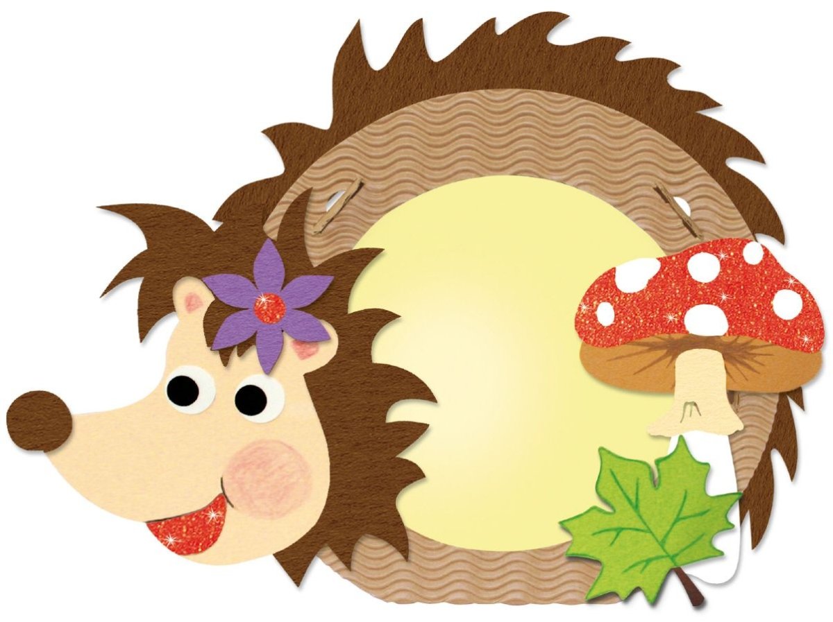 Грибочки для ежика аппликация