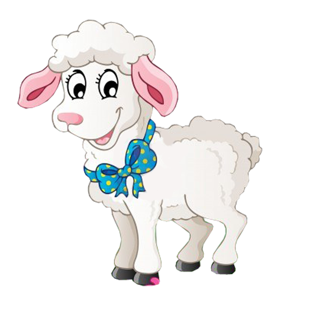 Ягненок мультяшный