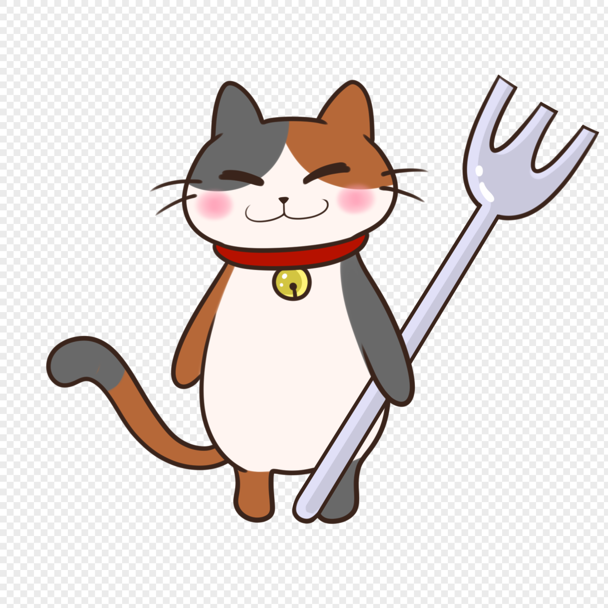 Том увидел кошечку