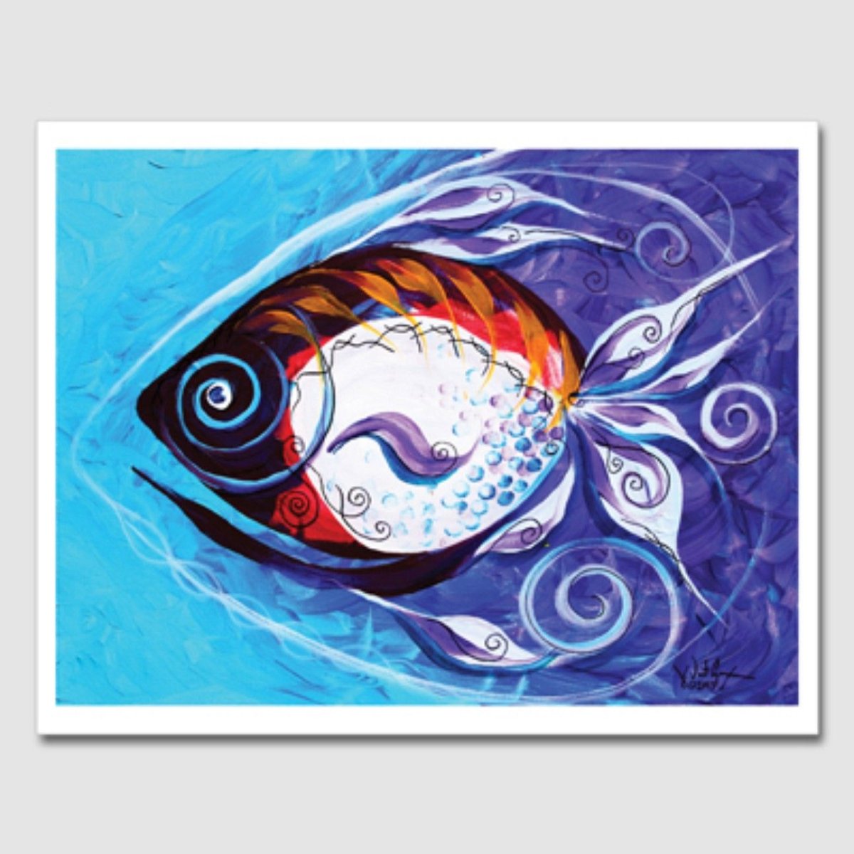 Рыбки абстракция