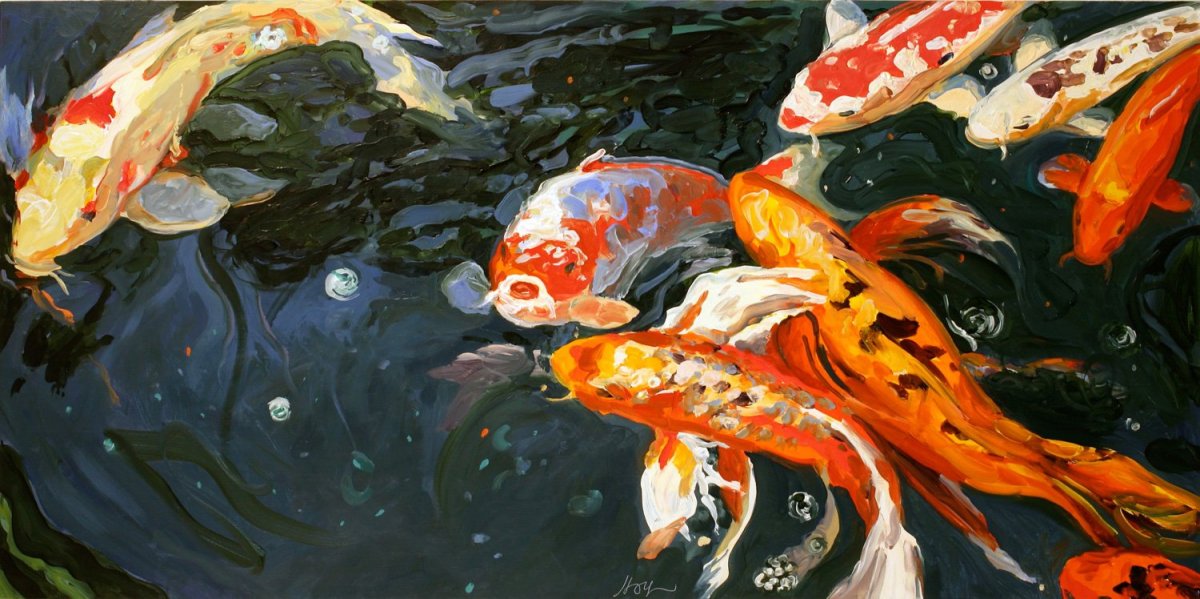 Карпы кои Хаяо Миядзаки