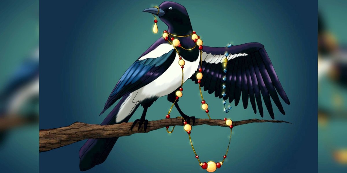 Сорока осенью