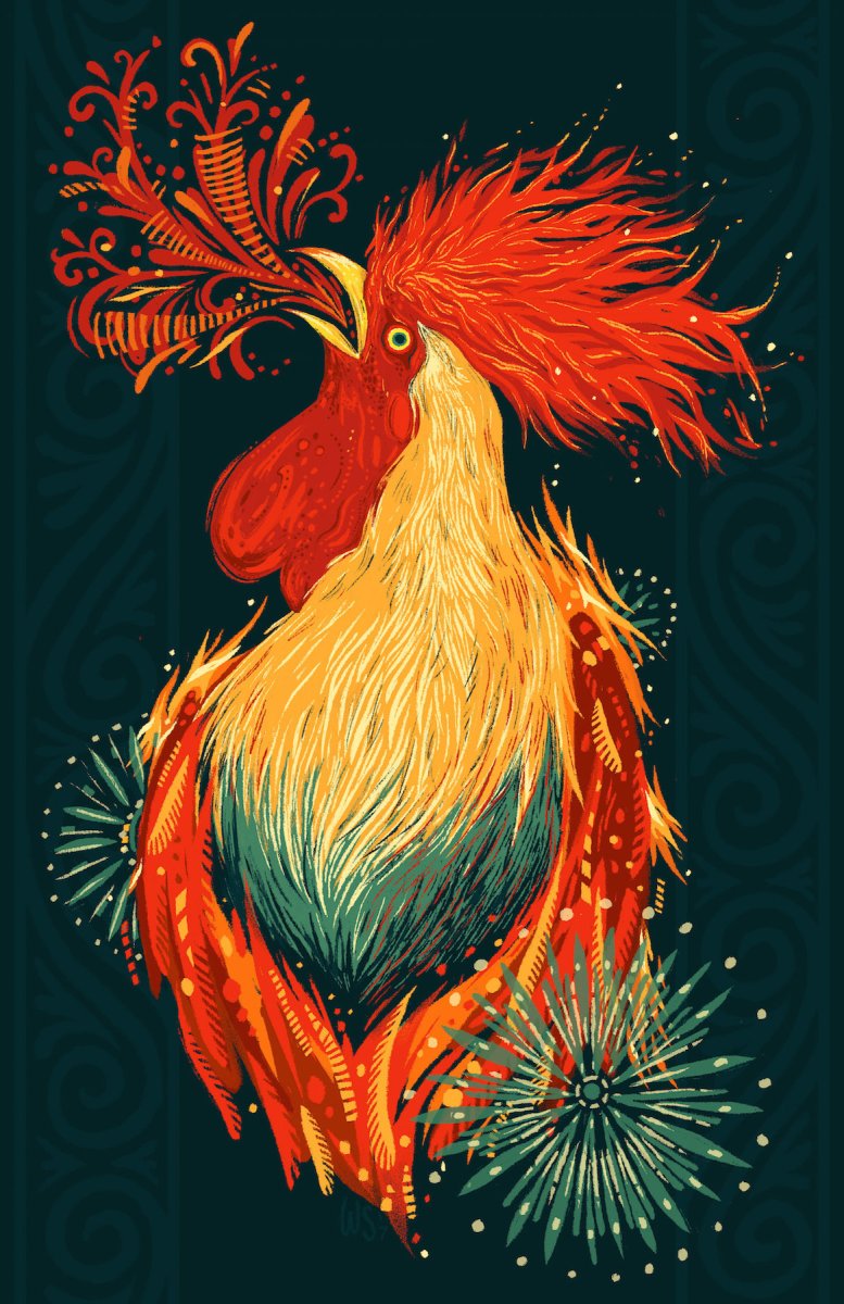 Курица стилизованная