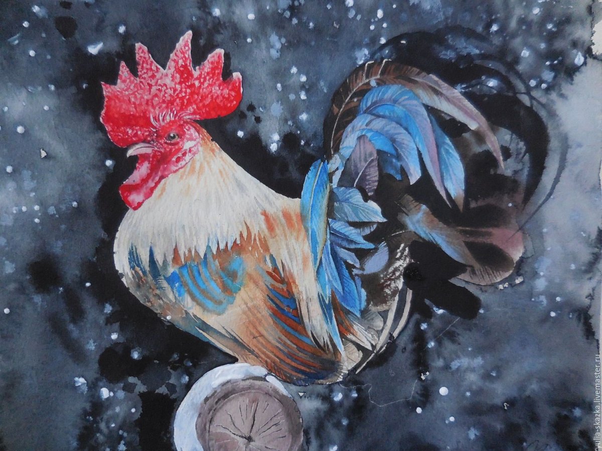 Петух арт