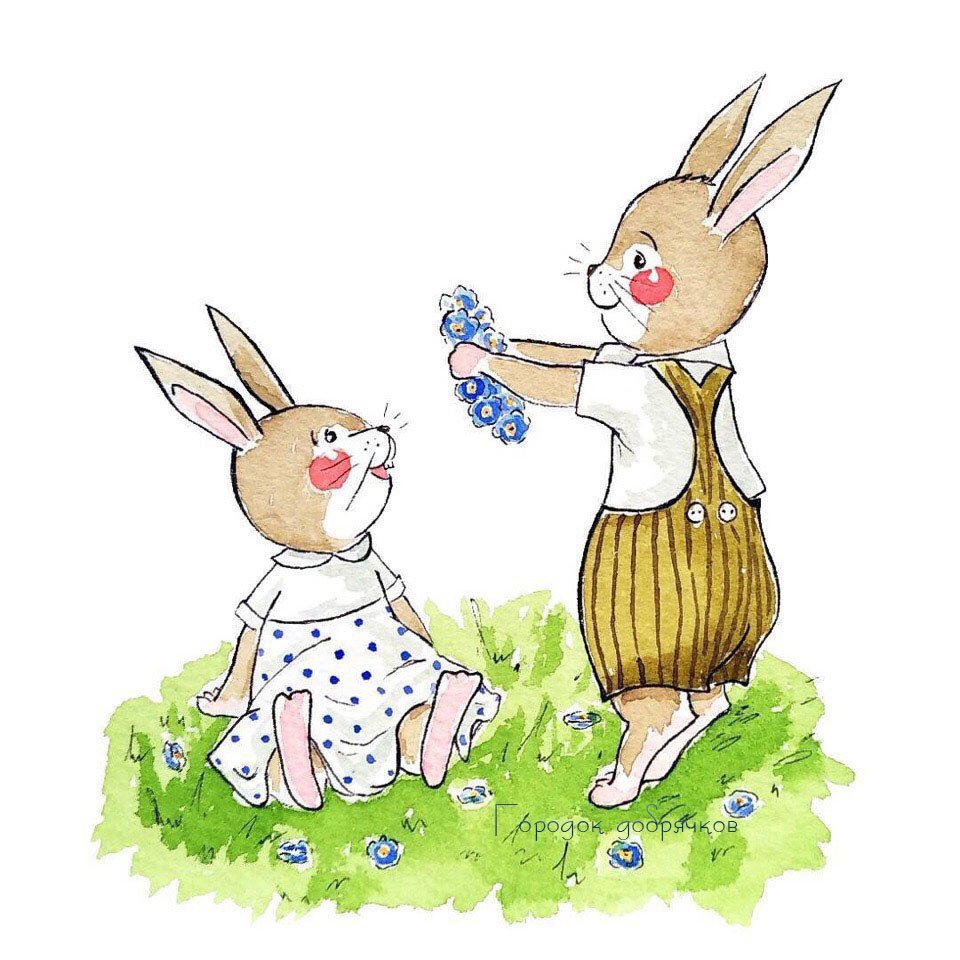 Смешные зайчики
