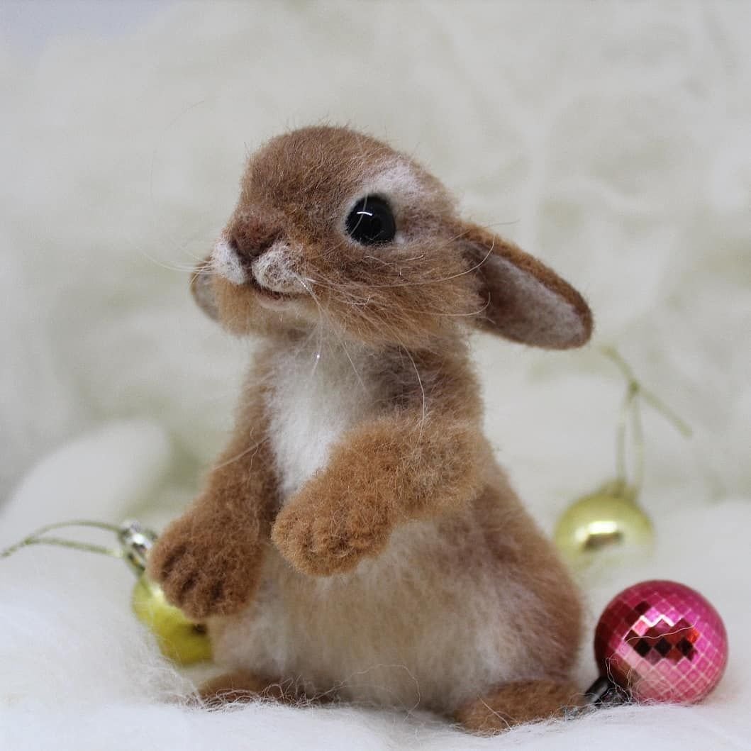 Зайчик валяние