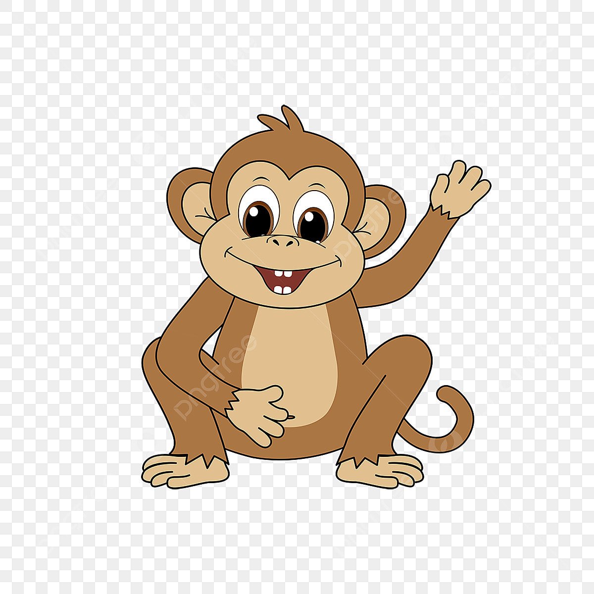 Обезьянки из мультика вектор