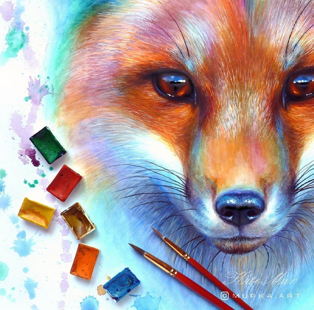 Животные от художницы Kate mur