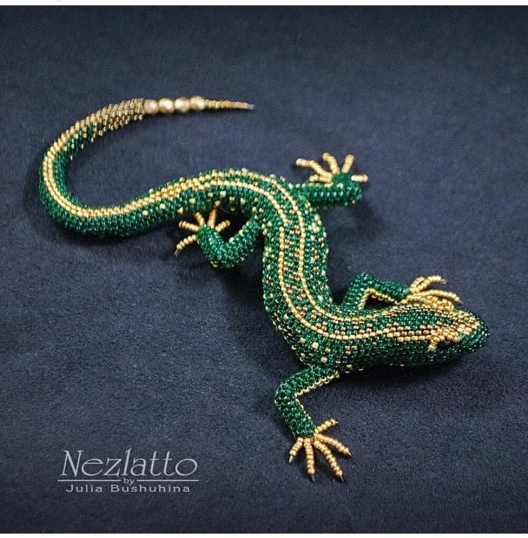 Хозяйка медной горы ящерка