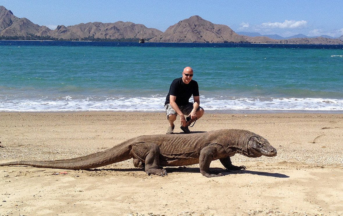 Варан дракон с острова Комодо