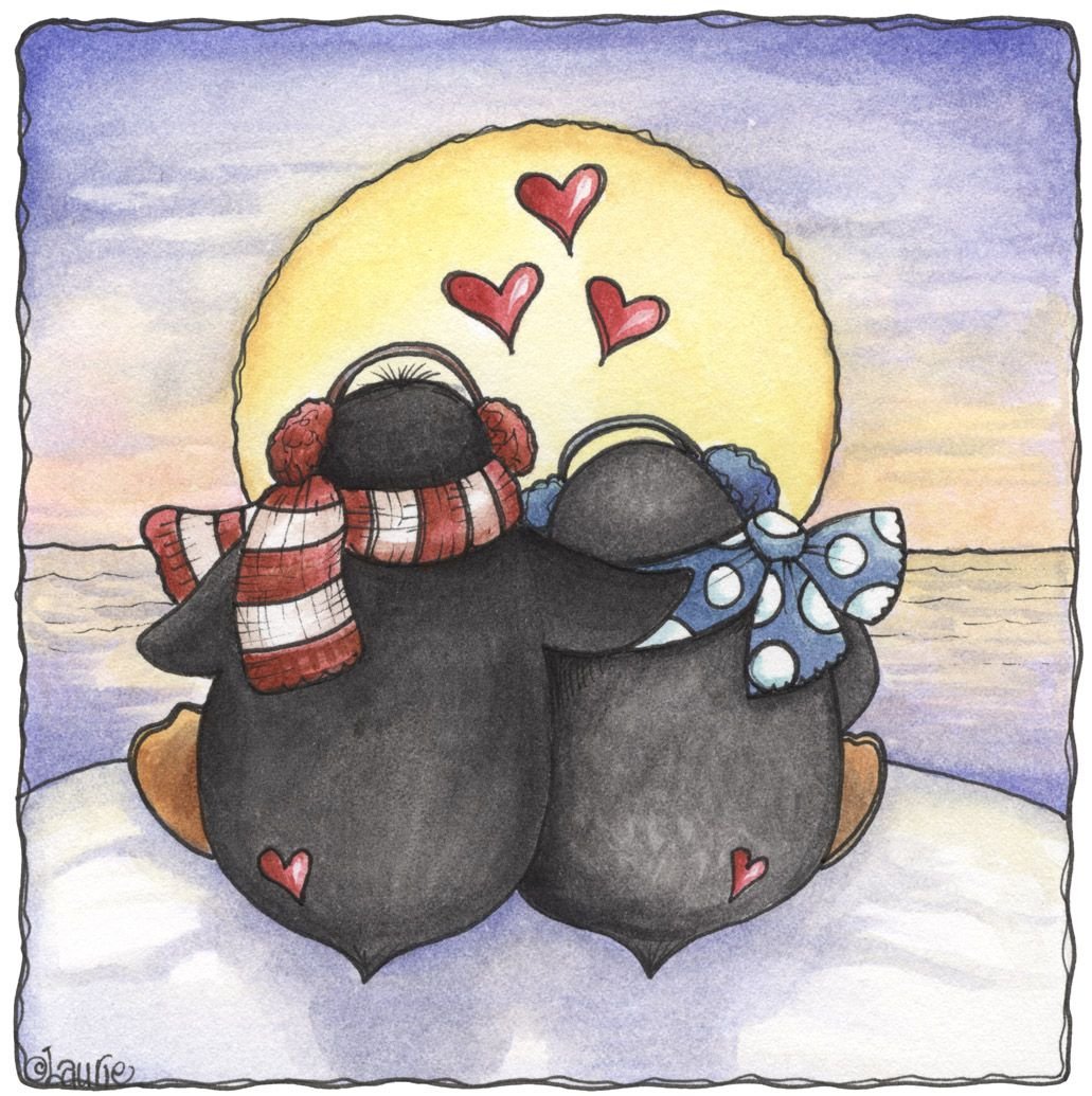 Пингвинчики любовь