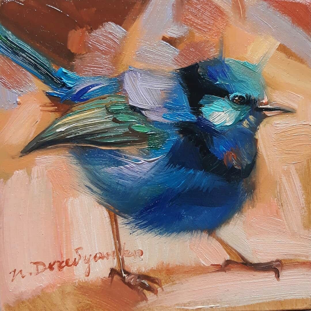 Красивые рисунки акварелью птицы