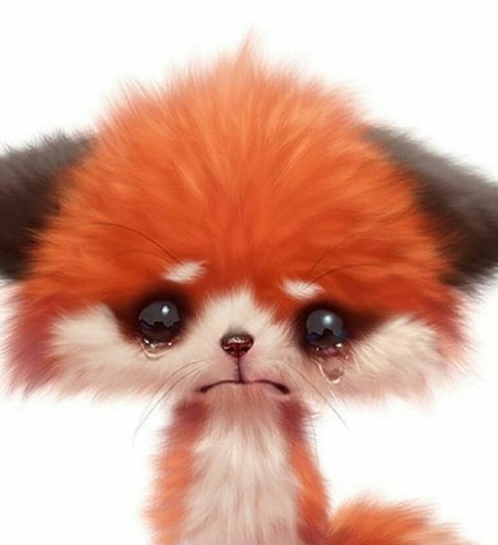 Грустный Лисенок