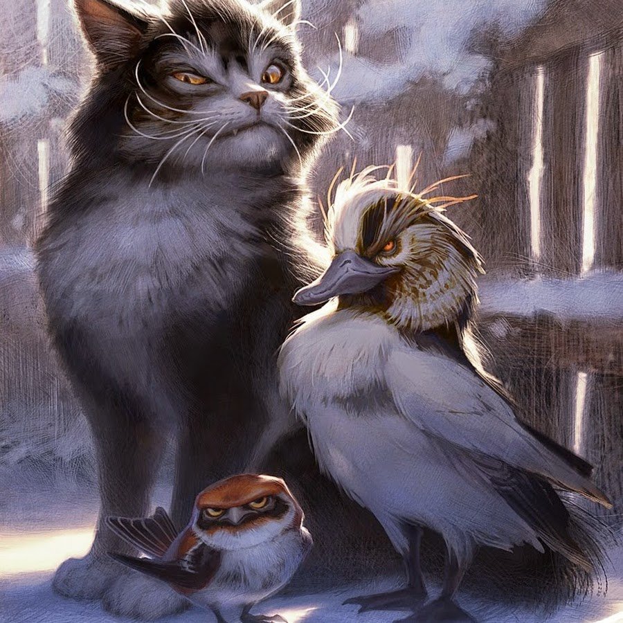 Пернатый кот