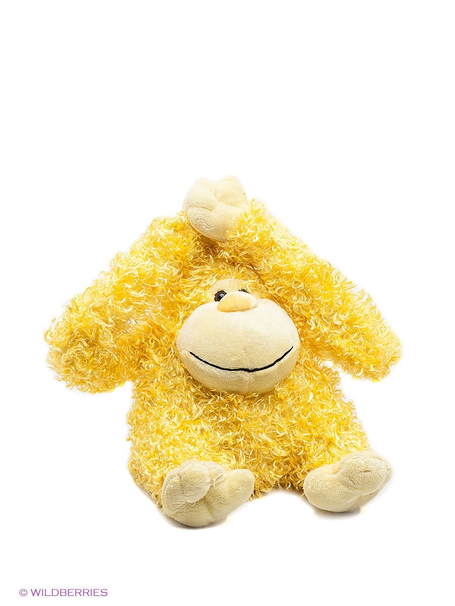 Игрушка желтая обезьяна
