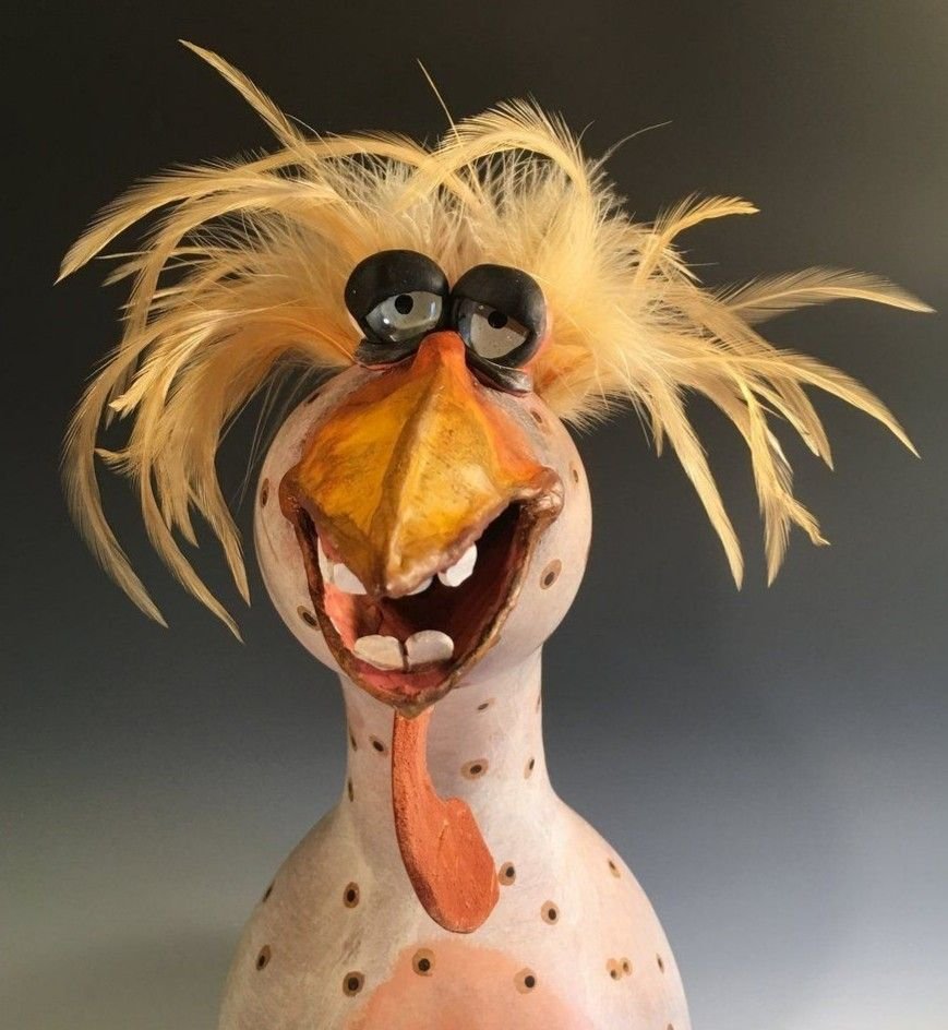 Растрепанная курица