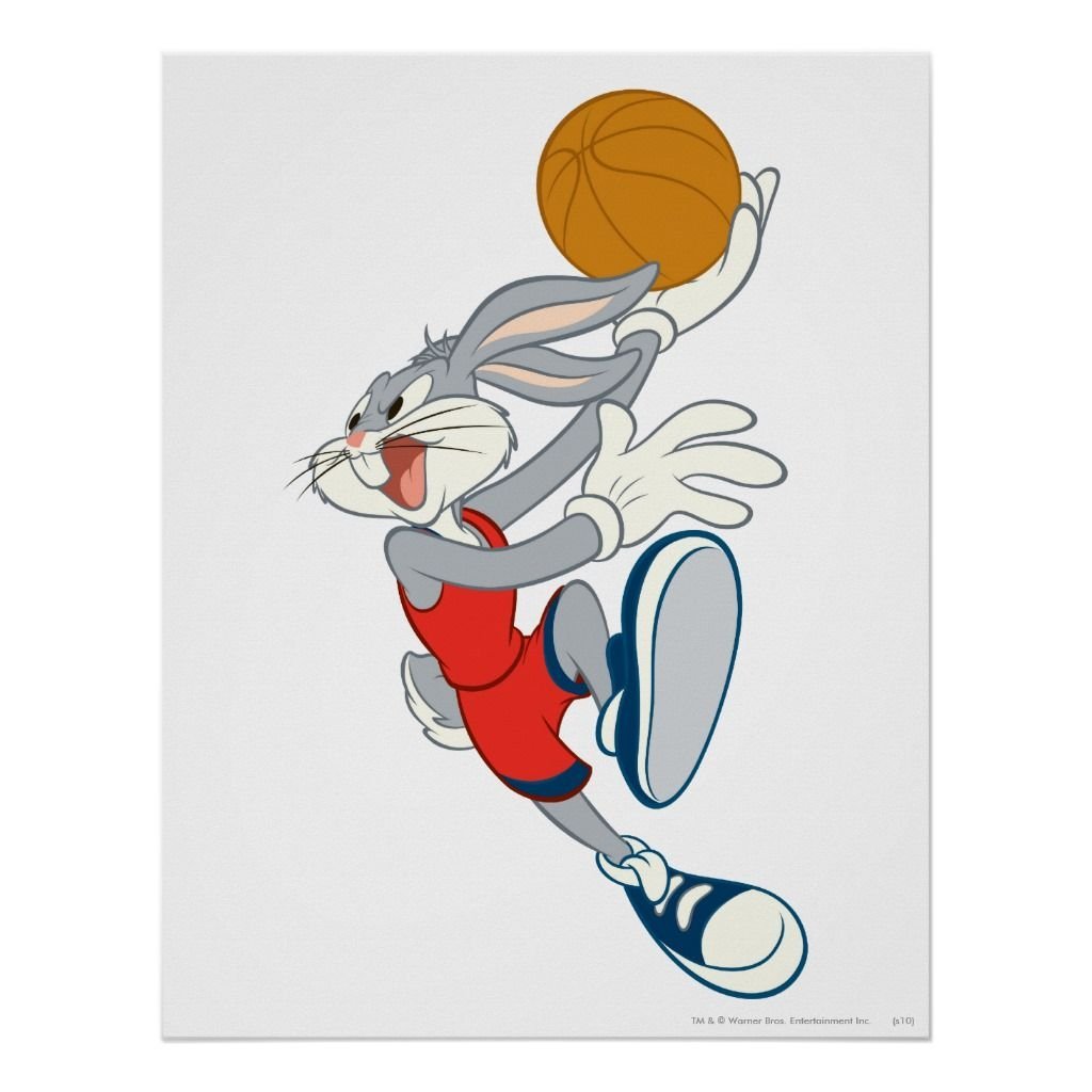 Кролик Багз Банни баскетбол