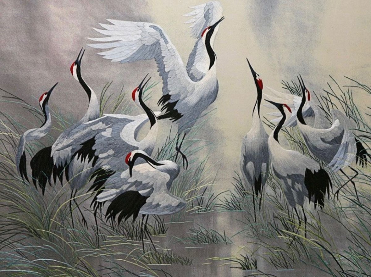 Журавли фен шуй