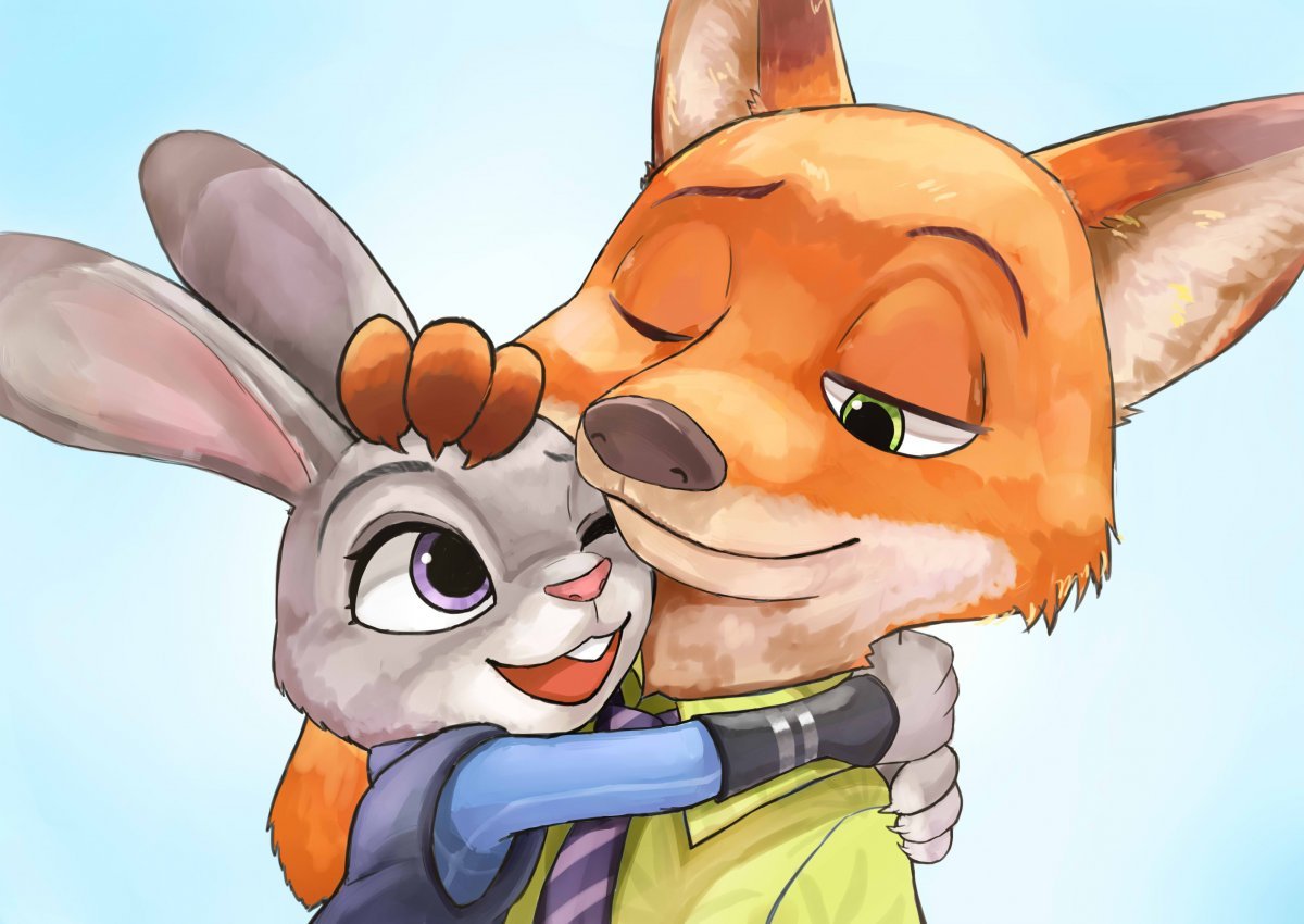 Лис и кролик Зверополис