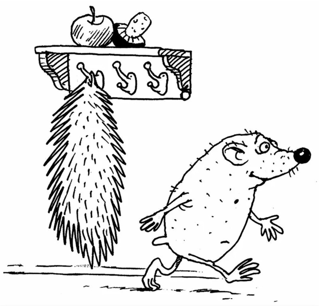 Карикатуры с ежиком