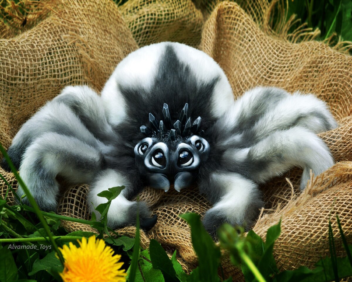 Невероятные пушистые пауки