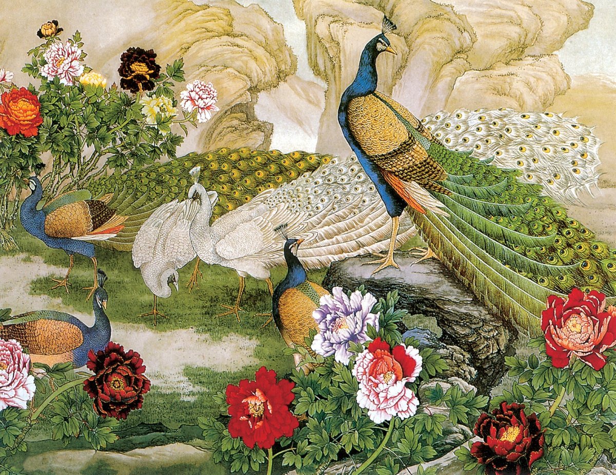 Павлин живопись Прерафаэлиты