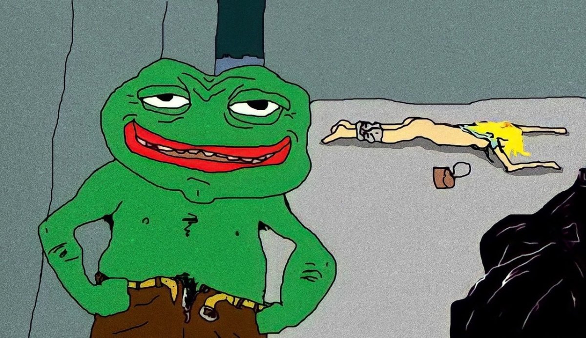 Лягушка Пепе член Пепе