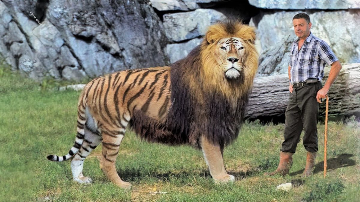 Лигр гибрид Льва и тигра