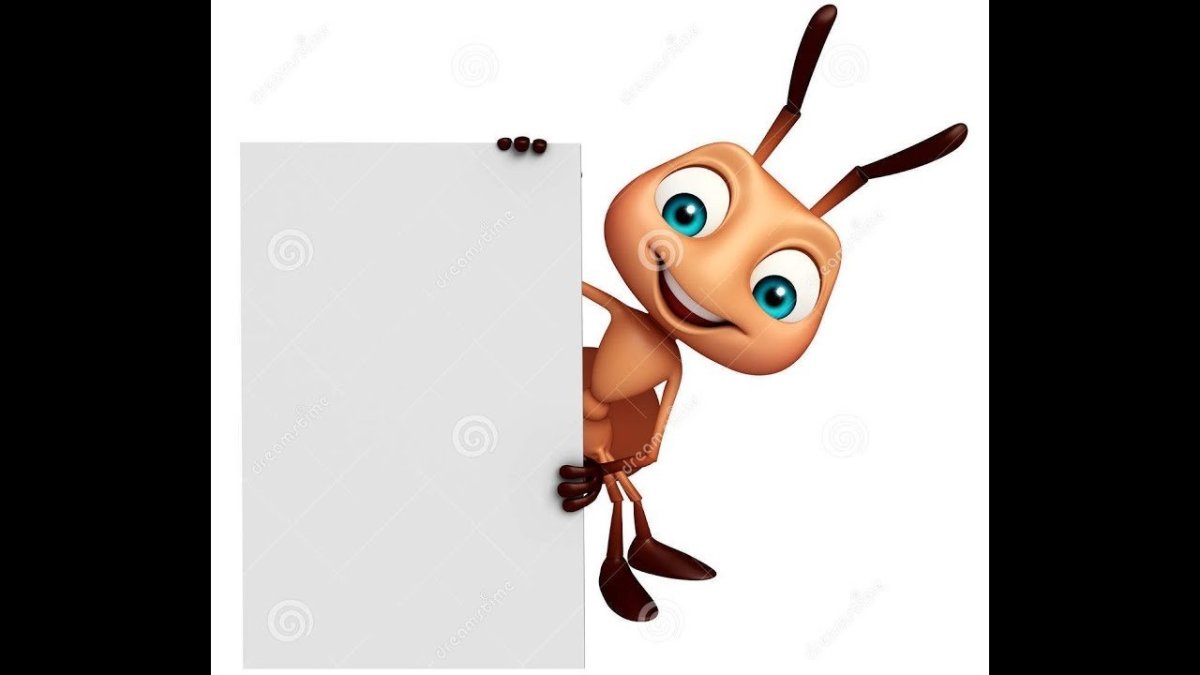 Муравей с конвертом