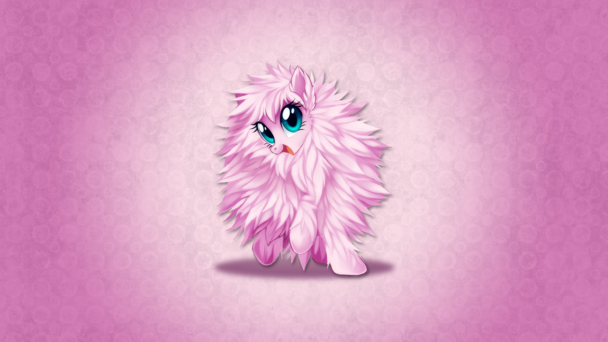 Розовый пушистый фон