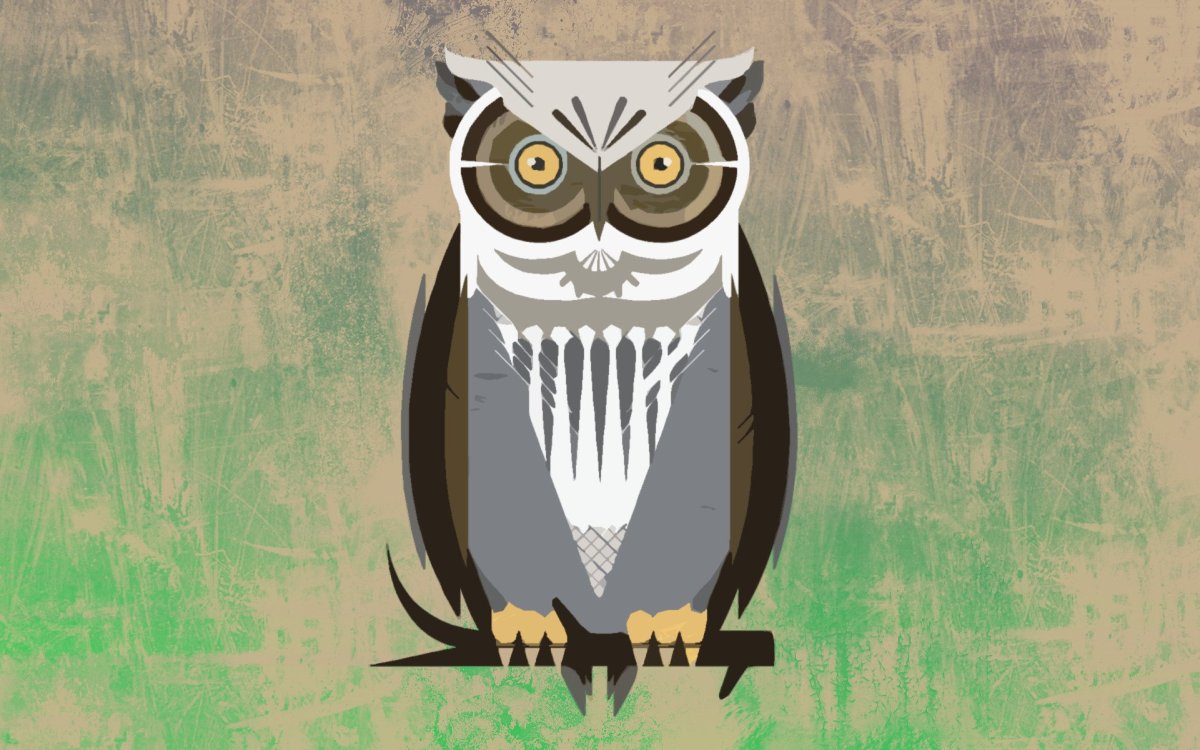 Картинки Минимализм на рабочий стол Совы