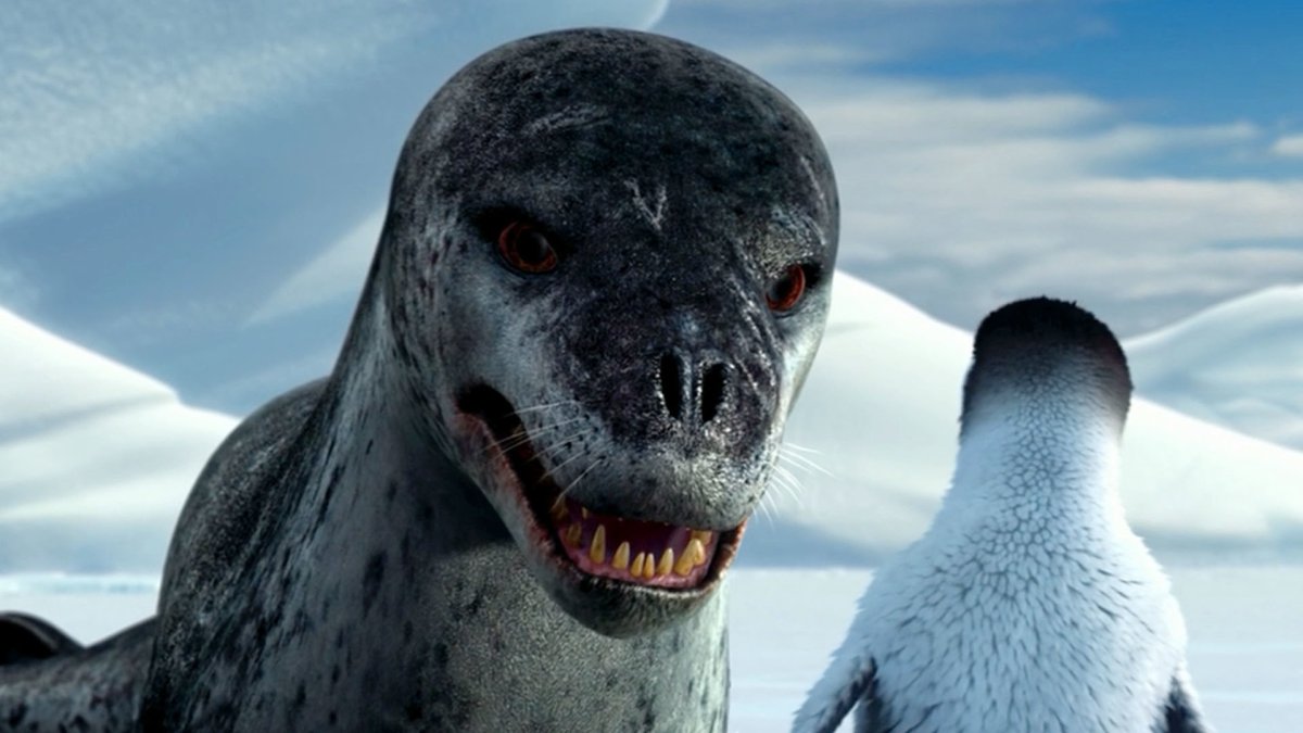 Морской леопард и Пингвин