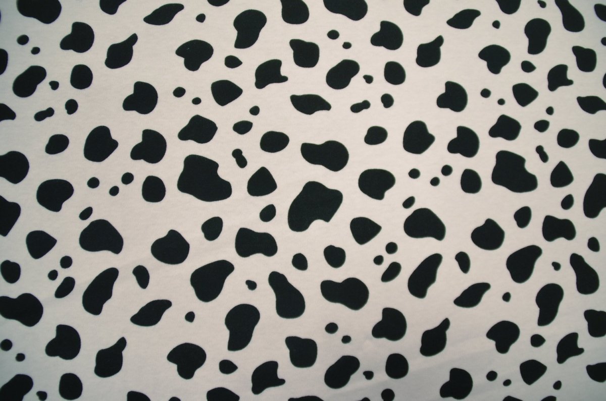 Расцветка далматинца ткань