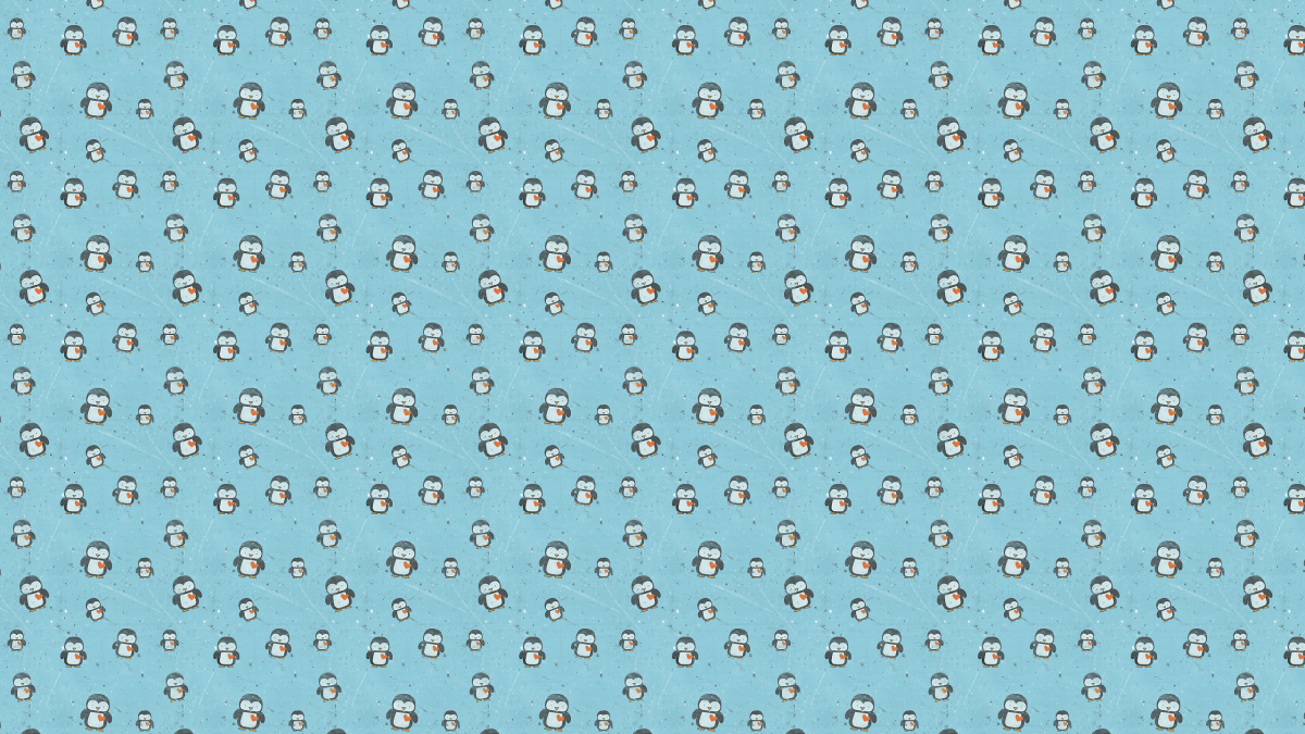 Фон пингвины