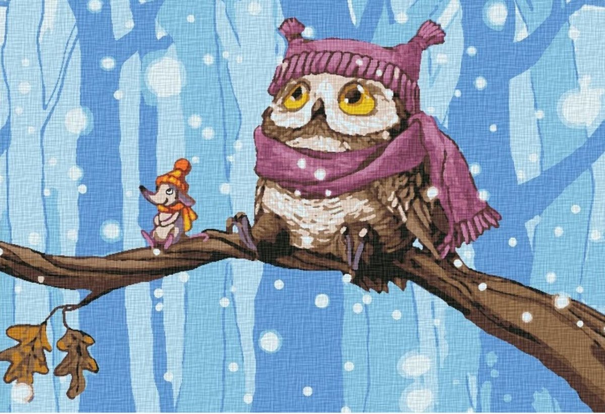 Сова в шарфике