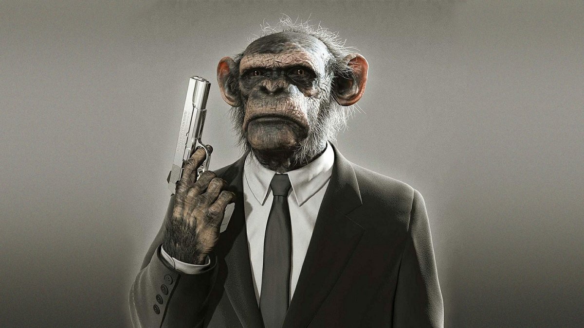 Обезьяна с пистолетом