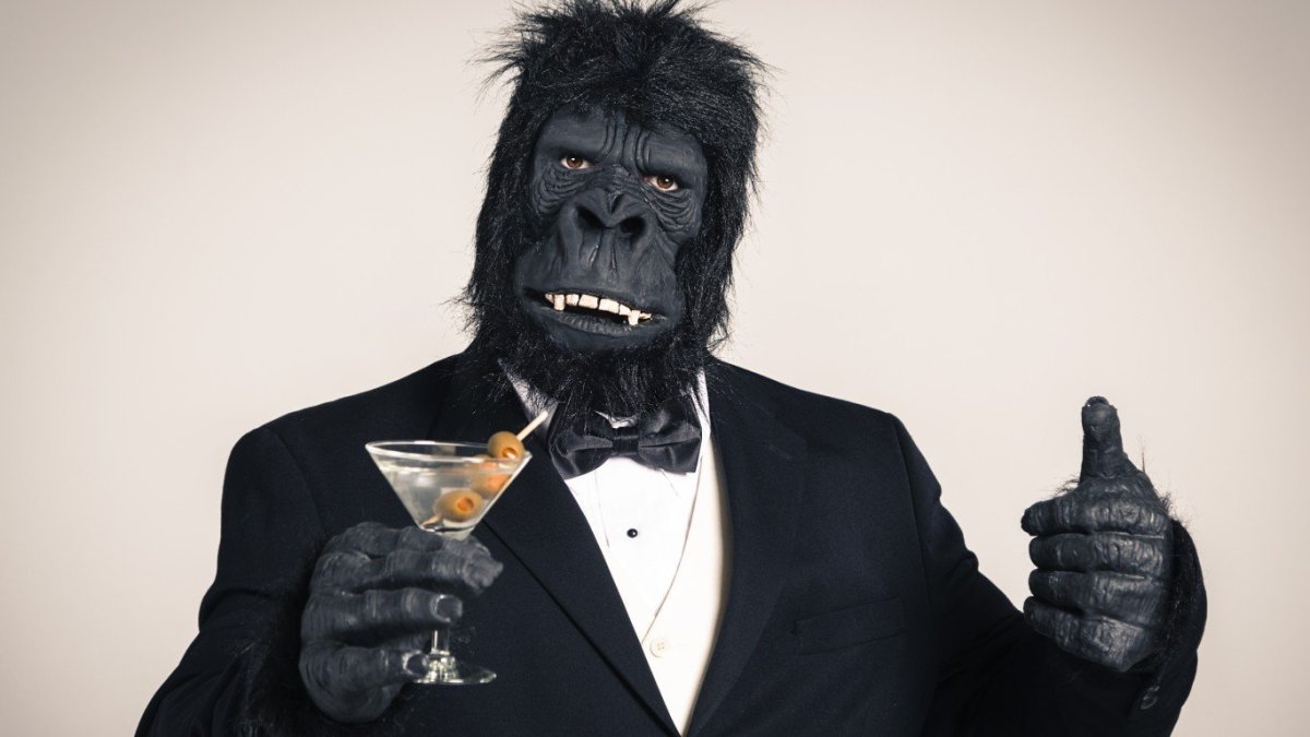 Горилла в смокинге