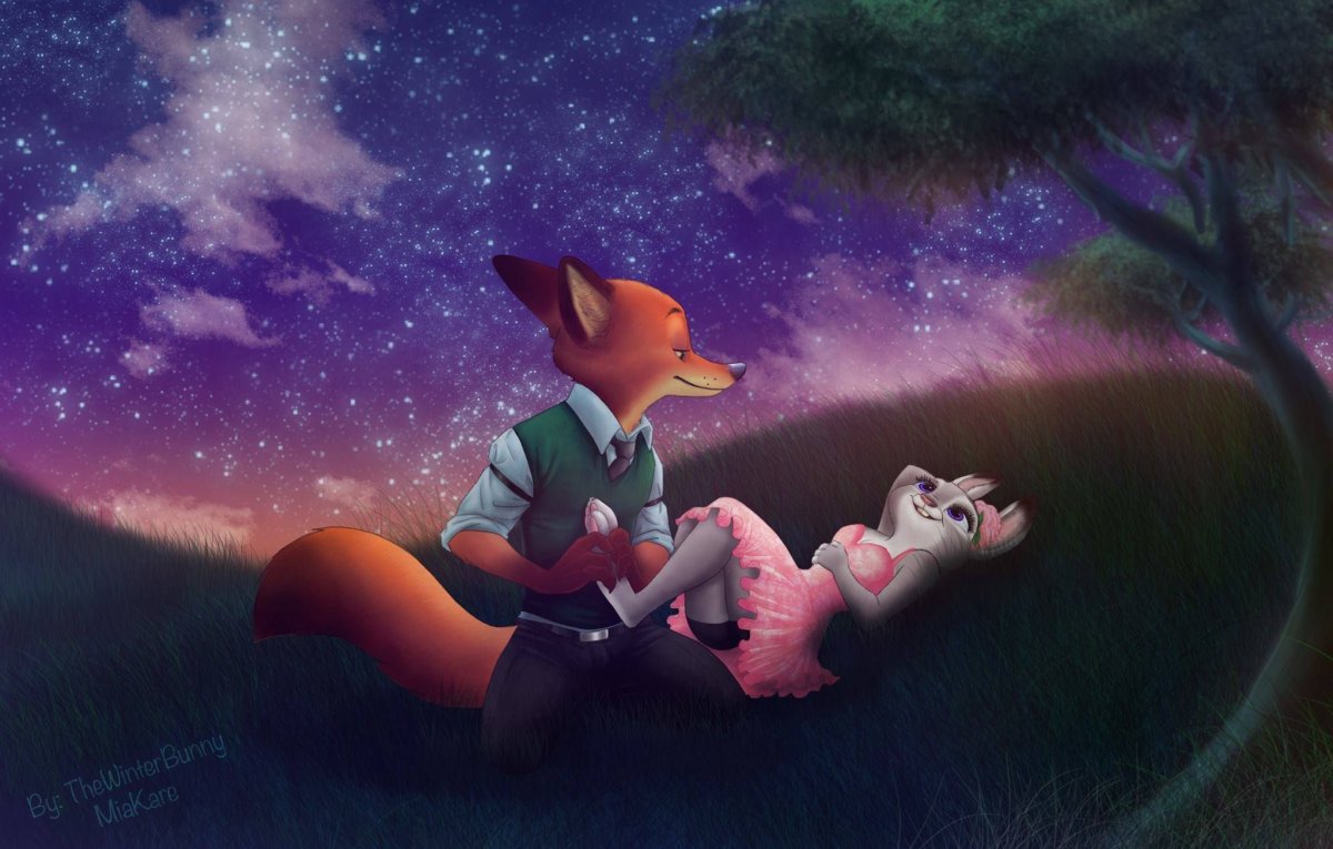 Ник и Джуди любовь и нежность