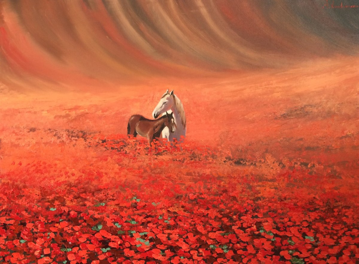 Буйко Олег художник лошади