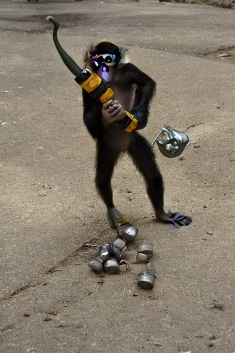 Обезьяна с гранатой