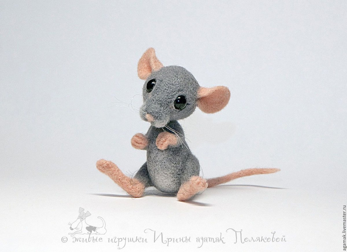 Мышь вяленая игрушка
