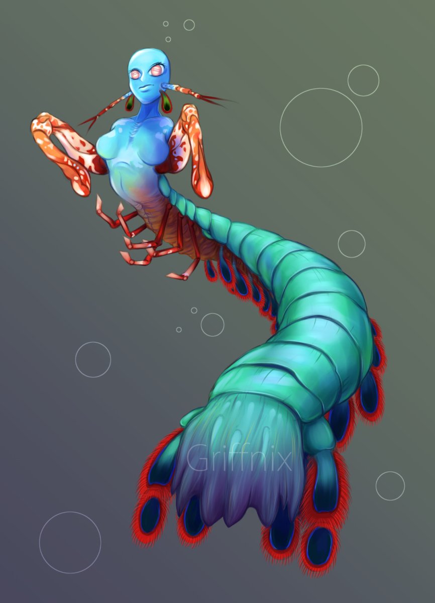 Mantis Shrimp монстр арт