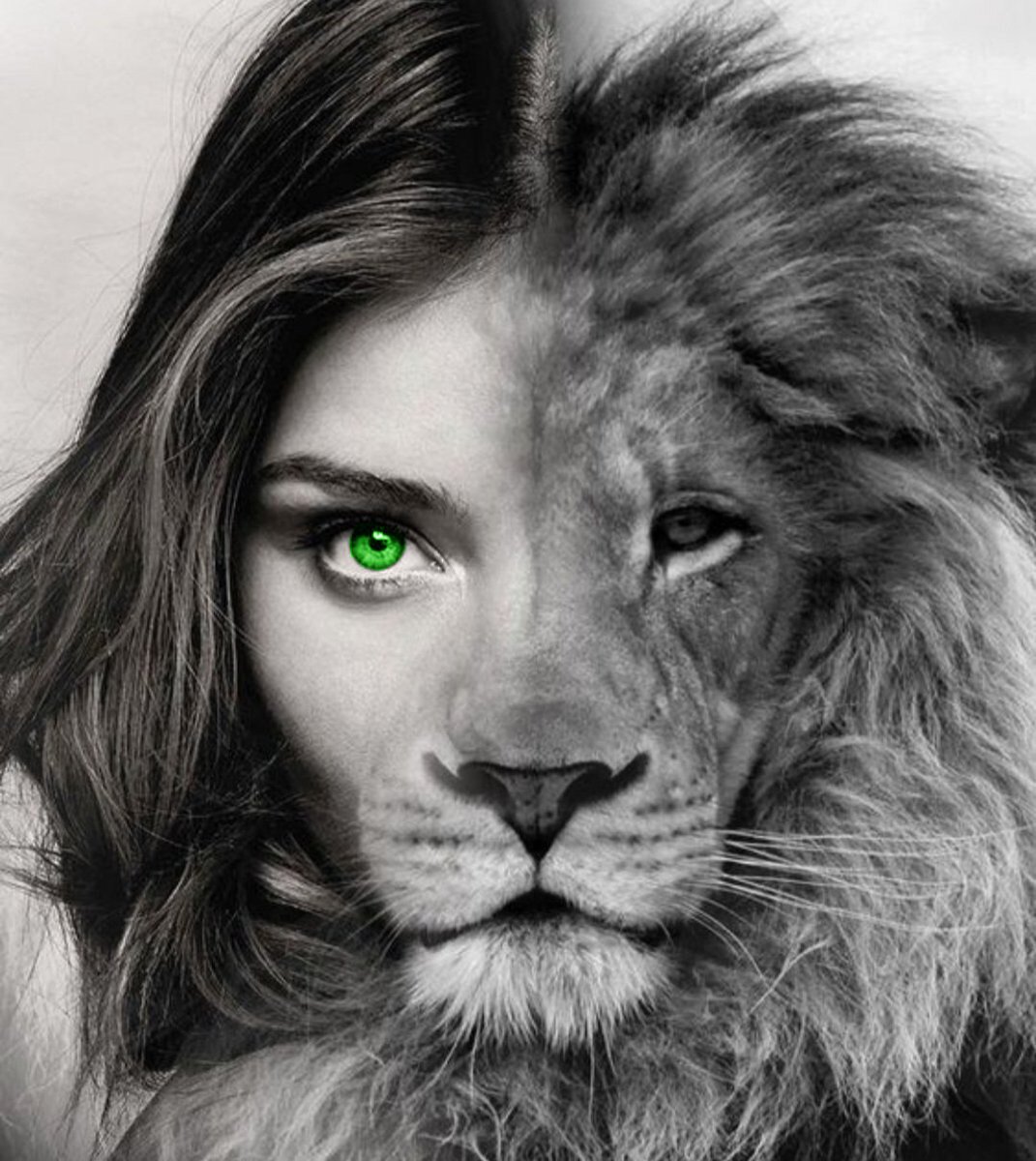 Девушка львица