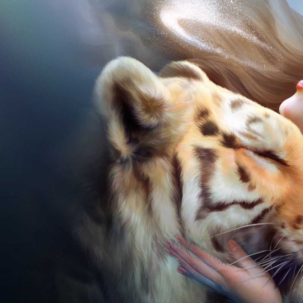 Женщина тигрица