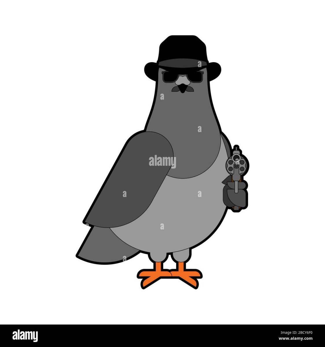 Голубь в шляпе